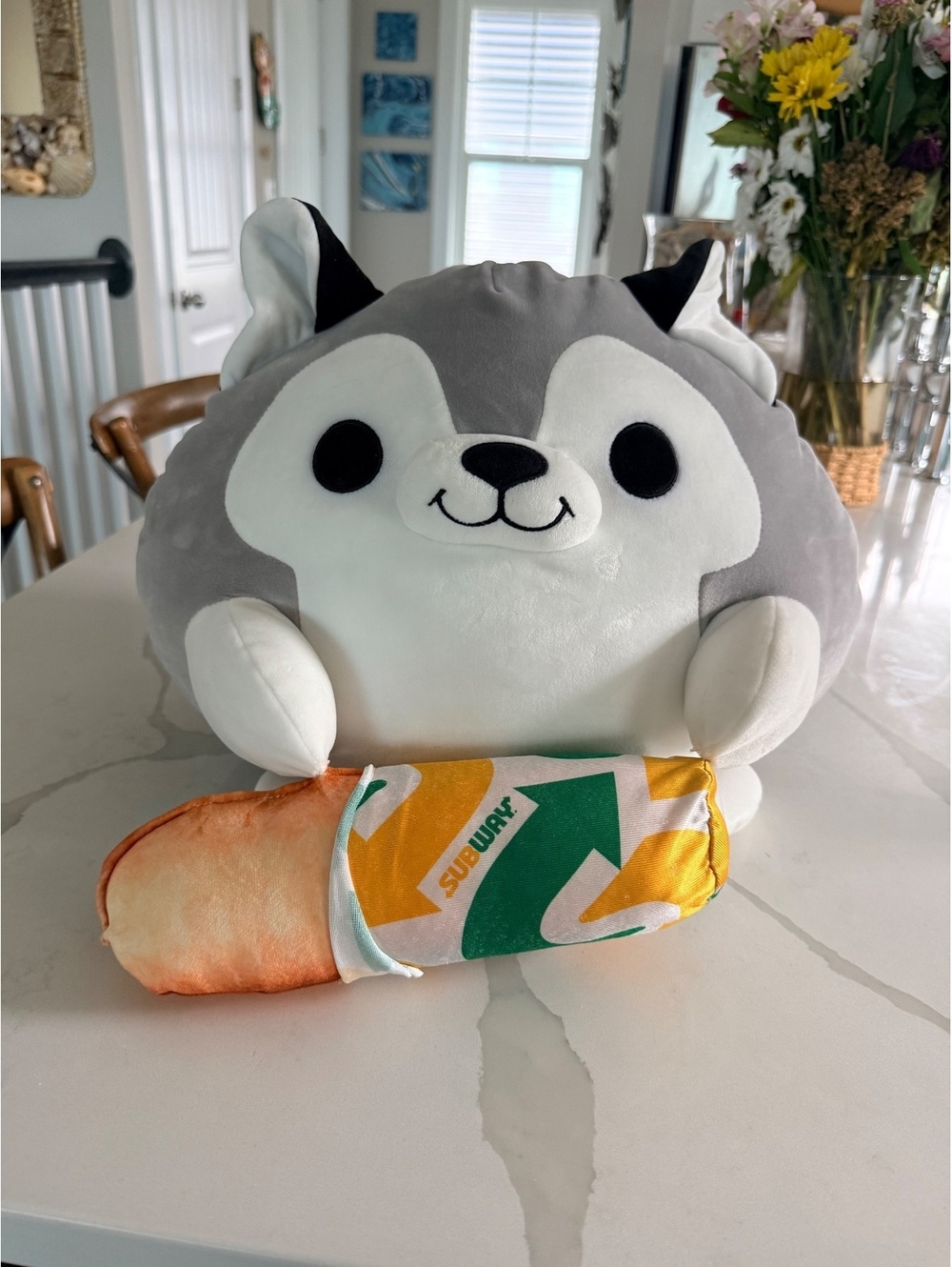 Zuru Snackles 14" Plush NIGEL the Subway Husky Stuffed Toy